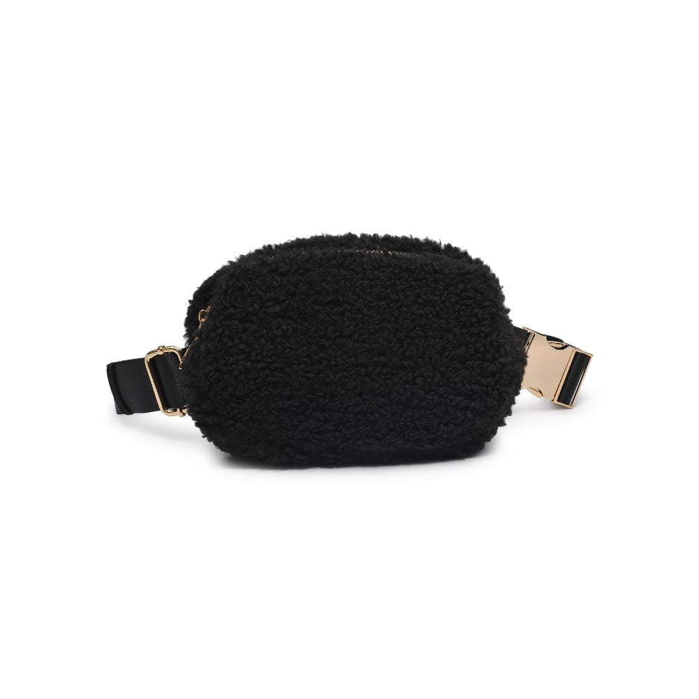 Woman wearing Black Urban Expressions Santi Belt Bag 840611190437 View 5 | Black
