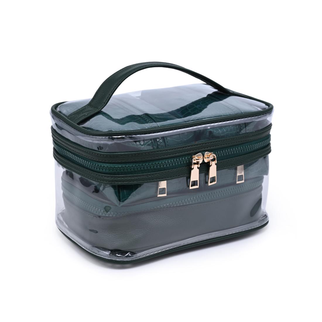 Urban Essentials Croc Chic - 4 Piece Train Case Set 840504215728 View 6 | Emerald