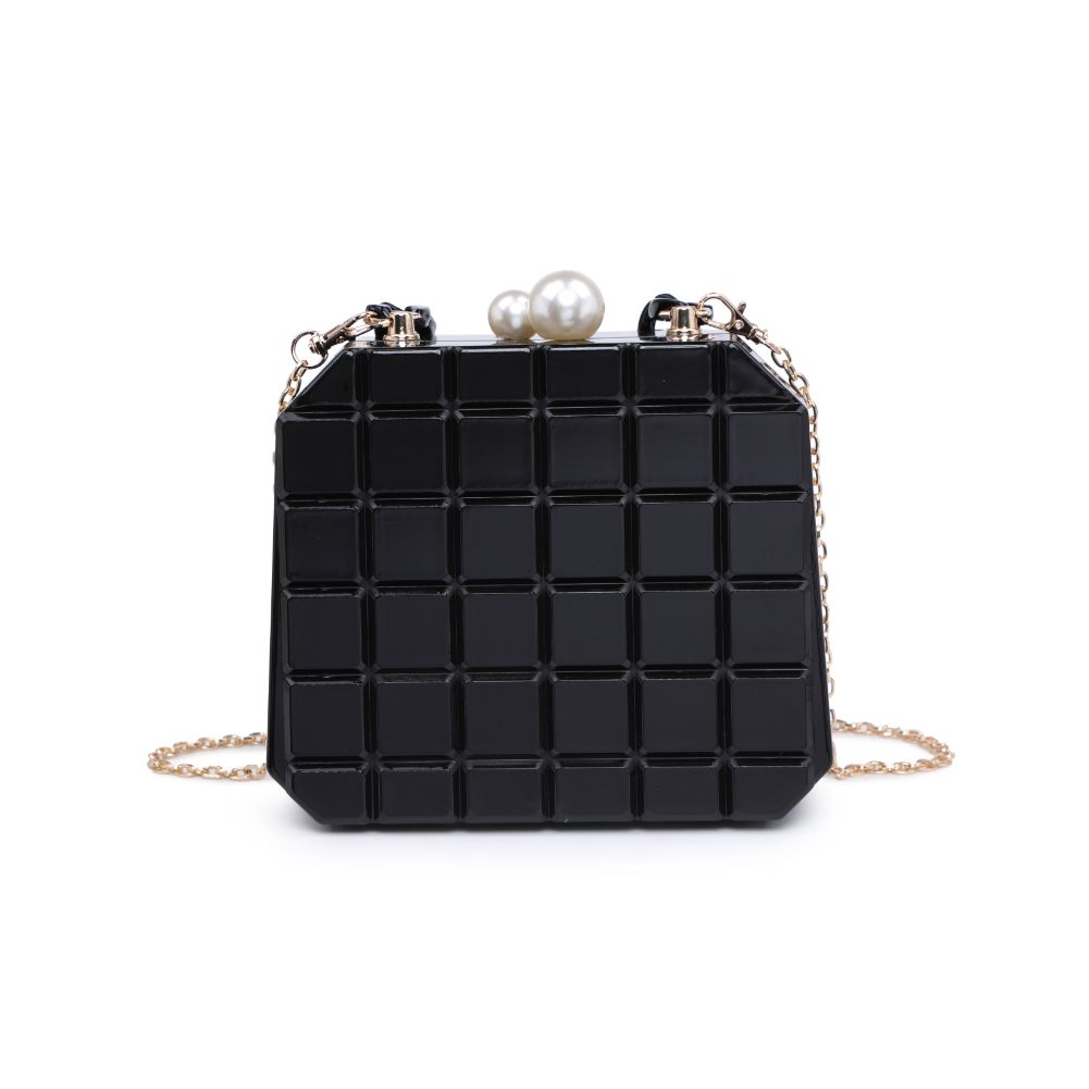 Product Image of Urban Expressions Pearl Minaudiere 818209010542 View 7 | Black