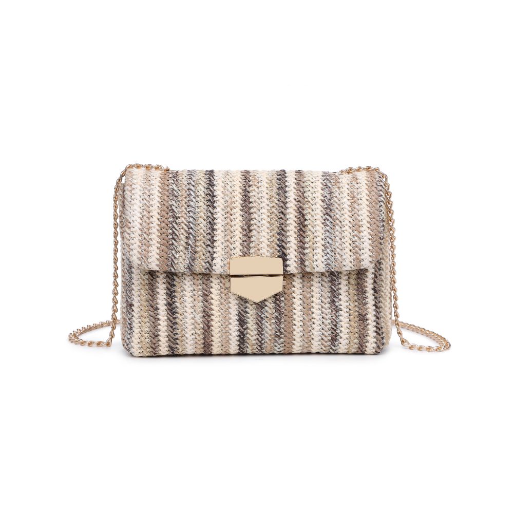Woman wearing Natural Multi Urban Expressions Remi Crossbody 840611124081 View 5 | Natural Multi