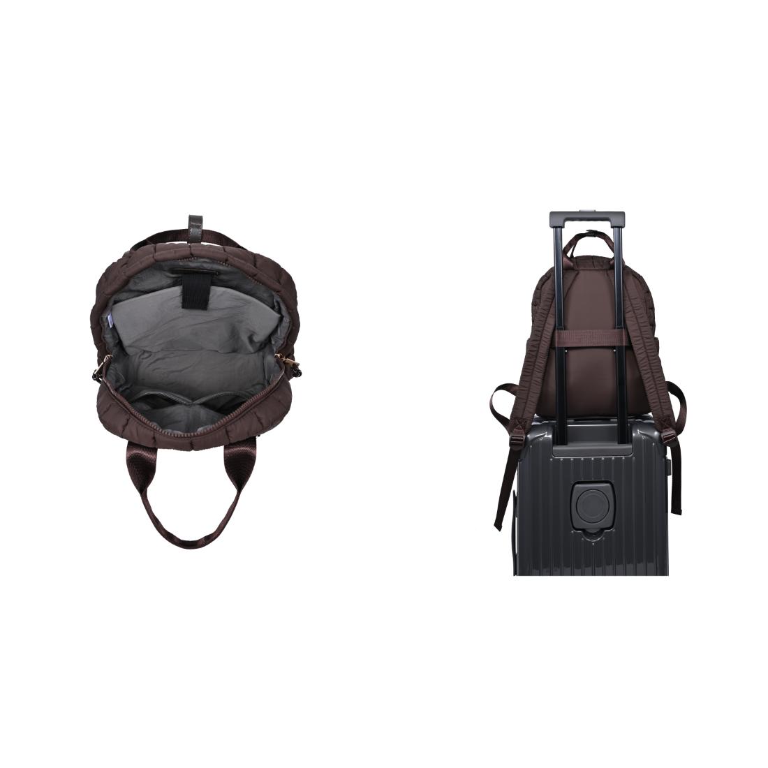 Urban Expressions Smith Backpack 840504214585 View 4 | Chocolate