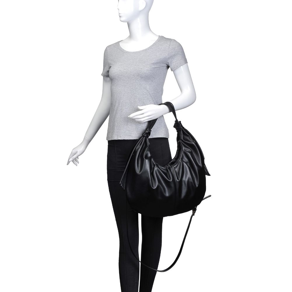 Product Image of Urban Expressions Marcy Hobo 840611174659 View 5 | Black