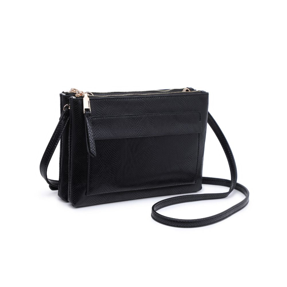 Product Image of Urban Expressions Morris Lizard Crossbody 840611108517 View 6 | Black