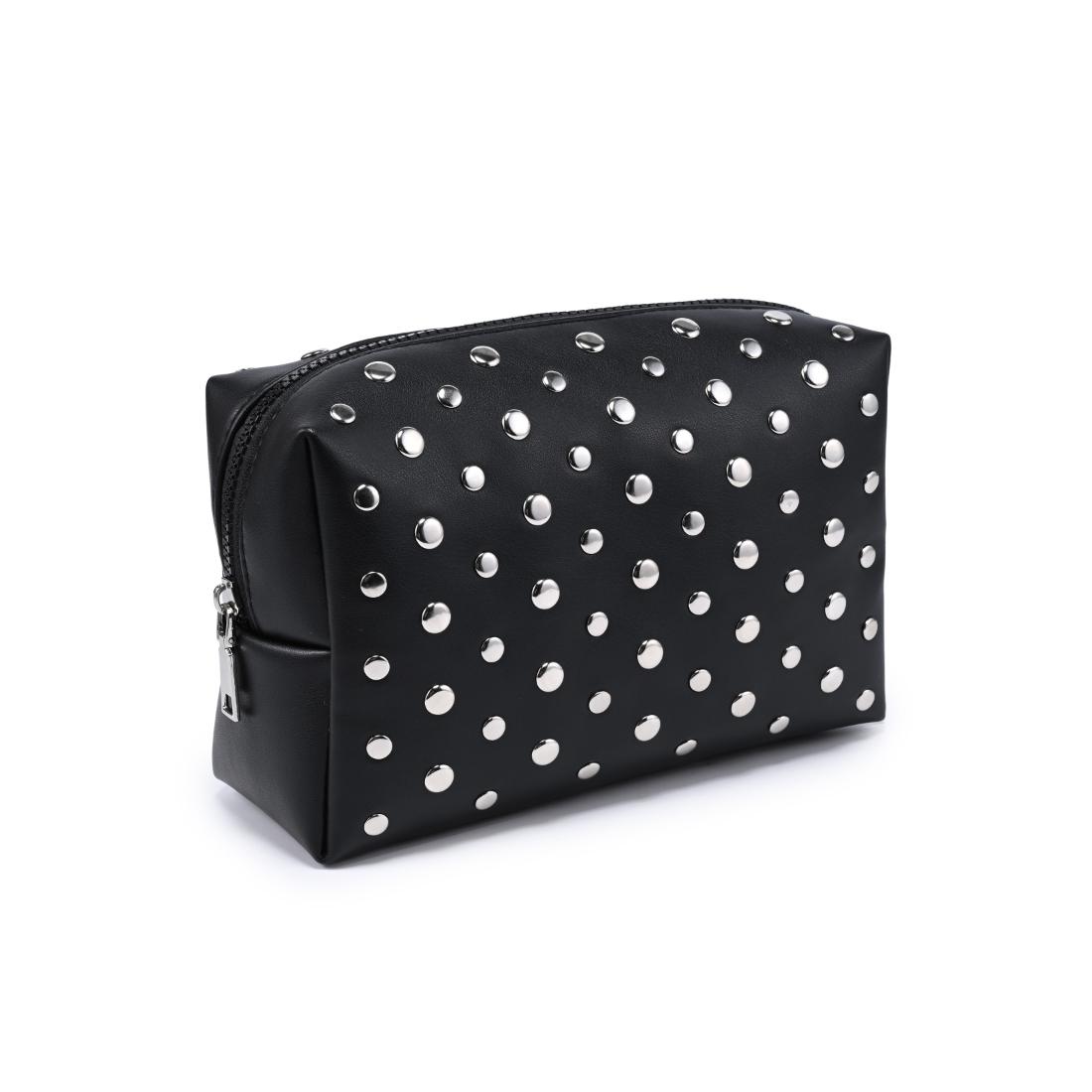 Urban Essentials Stud Collective Cosmetic & Travel Organizer Pouch 840504210488 View 6 | Black