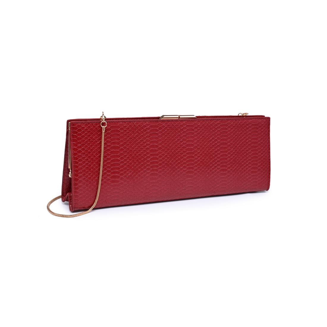 Urban Expressions Nazlee - Snake Clutch 840504212598 View 6 | Red