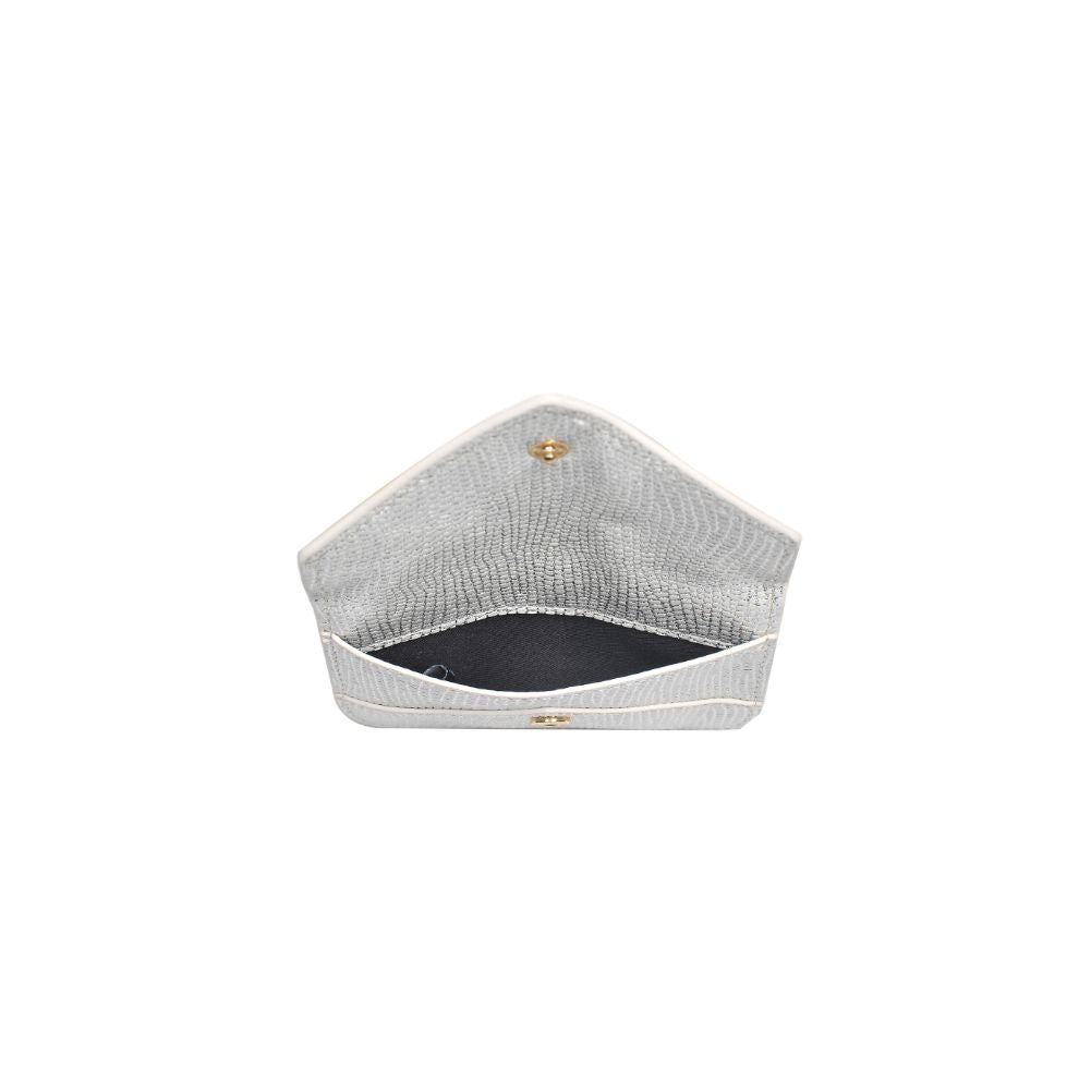 Woman wearing White Urban Expressions Fifi Exotic Card Holder NA-840611124296 View 9 | White