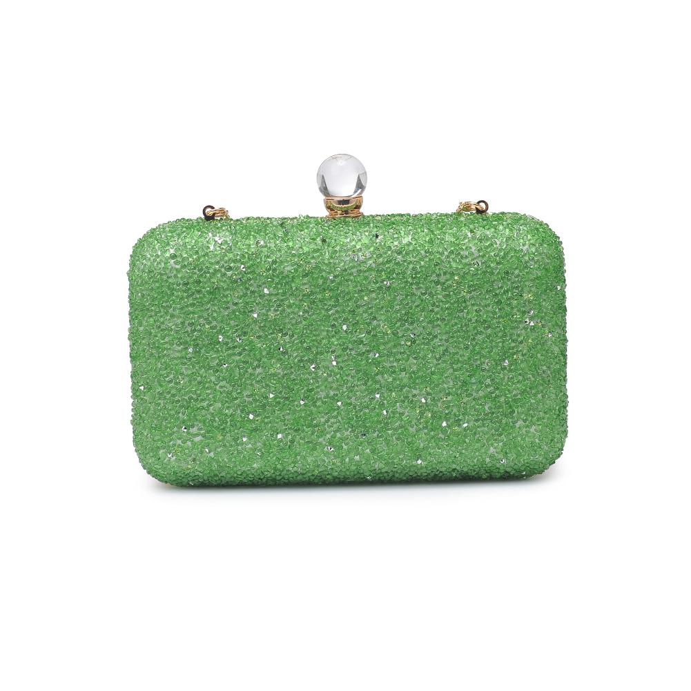 Woman wearing Lime Urban Expressions Penelope Evening Bag 840611130754 View 7 | Lime