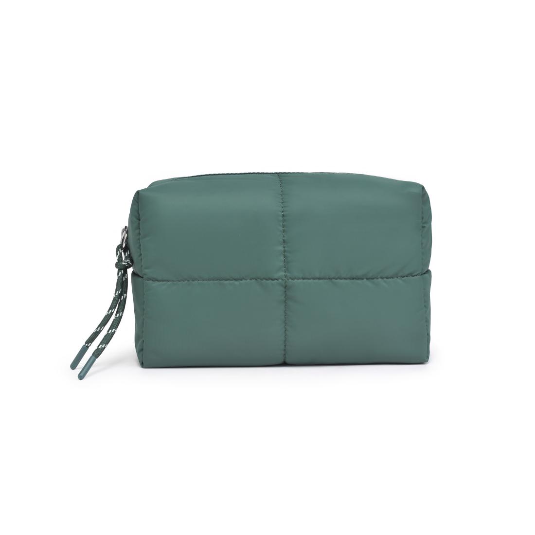 Urban Essentials Daydreamer - Nylon Cosmetic & Travel Organizer Pouch 840611197634 View 5 | Emerald