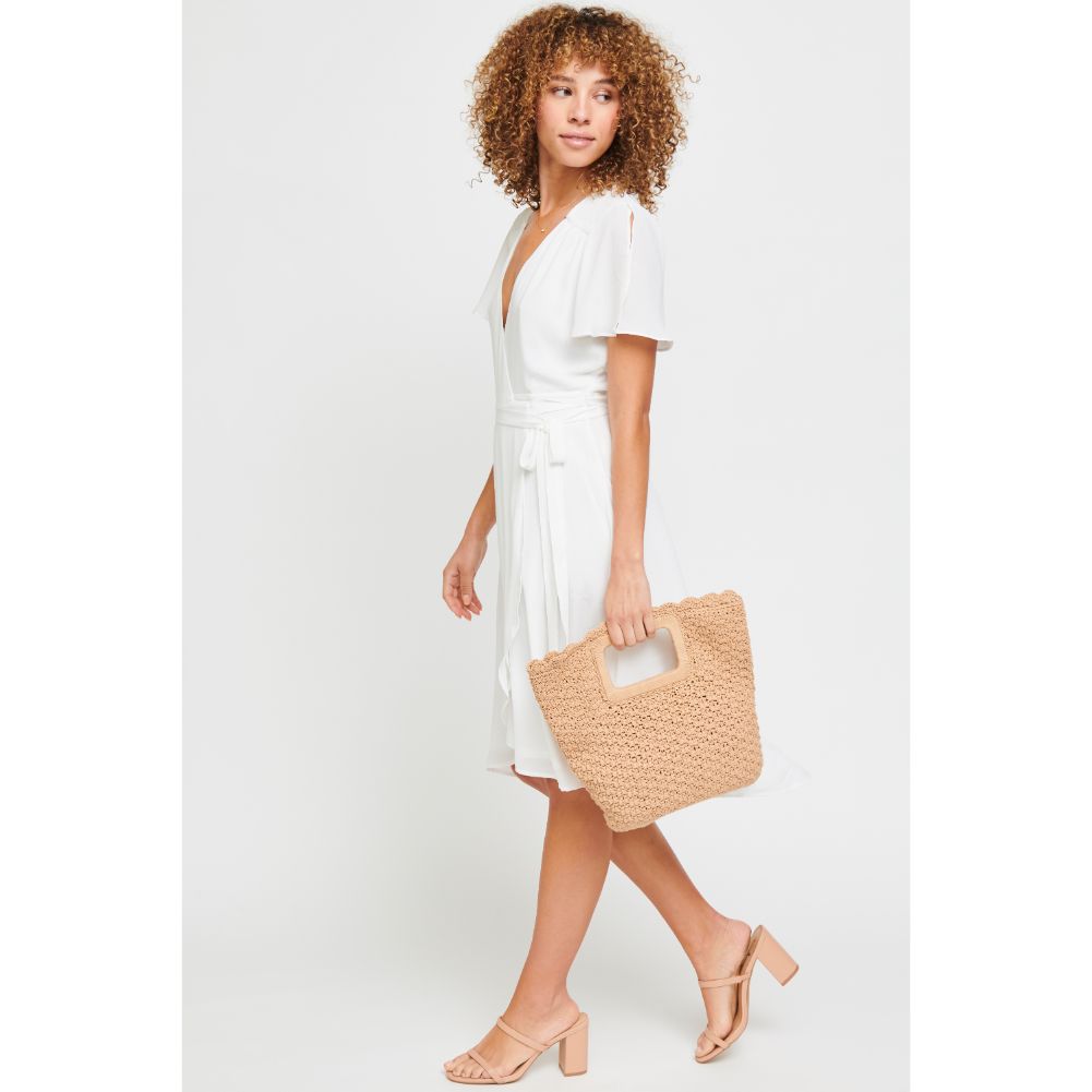 Woman wearing Natural Urban Expressions Fiji Tote 840611182036 View 3 | Natural