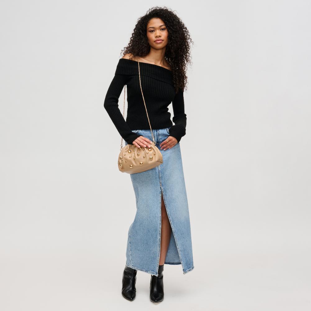 Woman wearing Natural Urban Expressions Carey Clutch 840611193810 View 4 | Natural