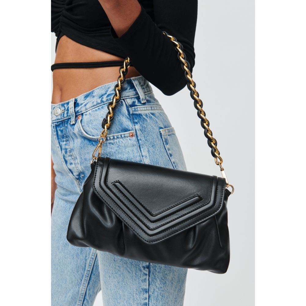 Woman wearing Black Urban Expressions Adrienne Crossbody 840611103024 View 1 | Black