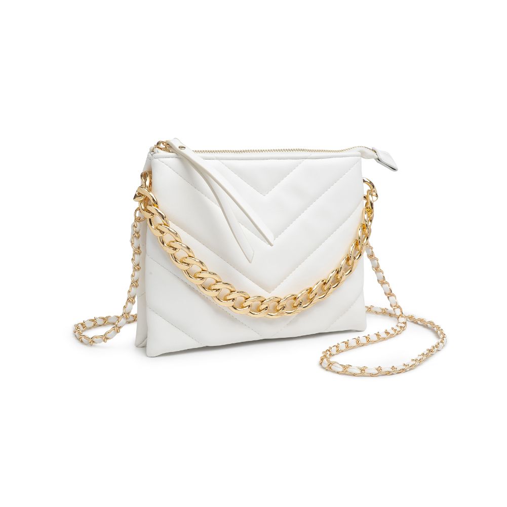 Product Image of Urban Expressions Andie Crossbody 818209015615 View 6 | White