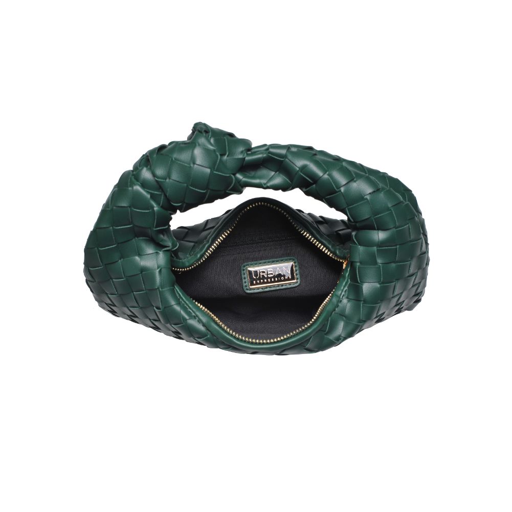 Product Image of Urban Expressions Tracy - Woven Clutch 840611109675 View 8 | Hunter Green