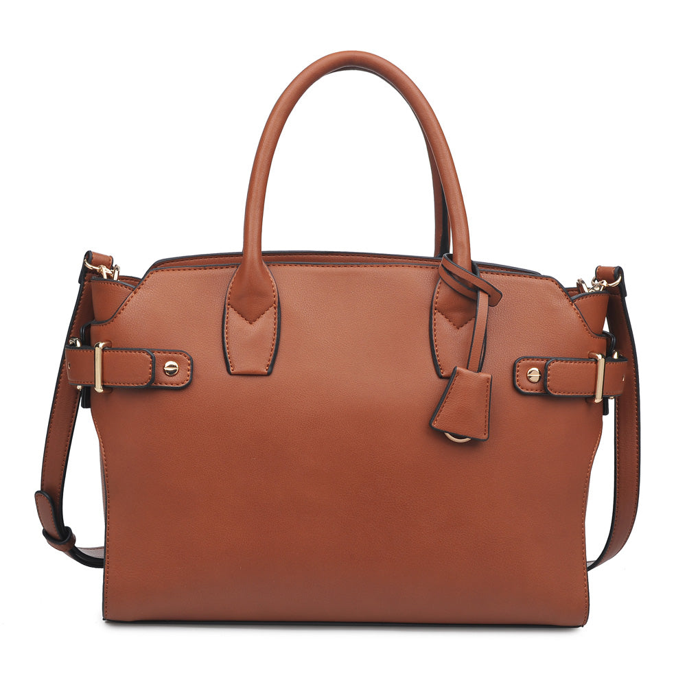 Product Image of Urban Expressions Layne Satchel NA-840611150233 View 1 | Cognac