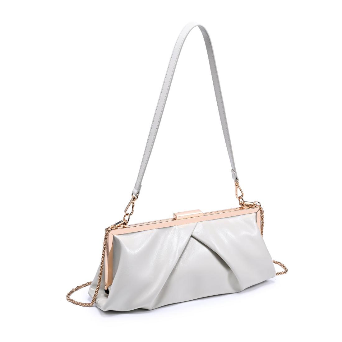 Woman wearing Bone Urban Expressions Scottie Crossbody 840504207976 View 6 | Bone