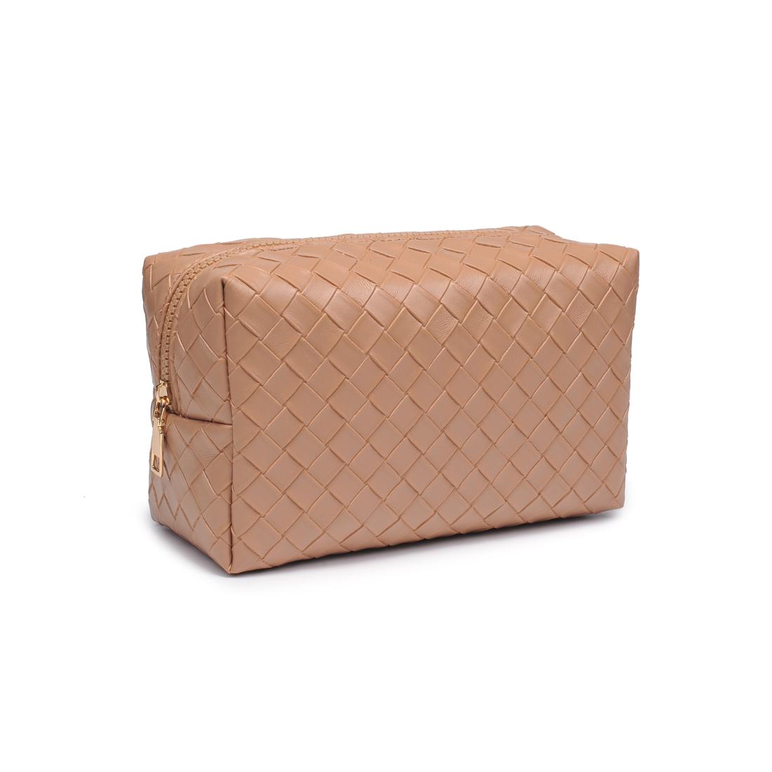 Urban Essentials Weave & Wander Cosmetic & Travel Organizer Pouch 840611197849 View 6 | Natural