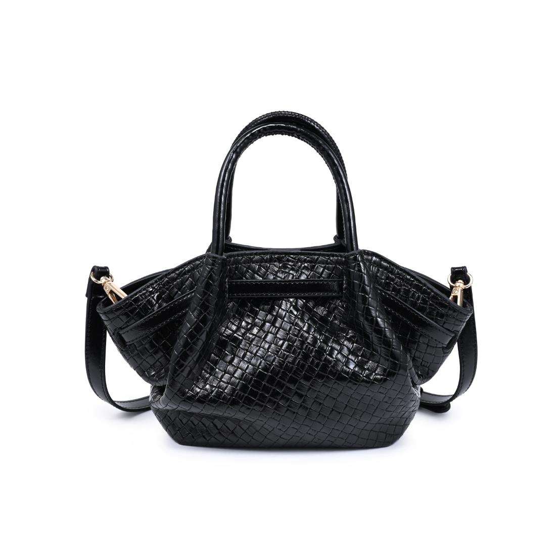 Urban Expressions Selena - Embossed Woven Crossbody 840504214080 View 7 | Black