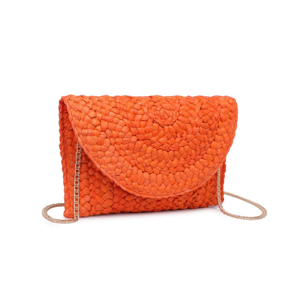 Woman wearing Orange Urban Expressions Aegean Clutch 840611100733 View 6 | Orange