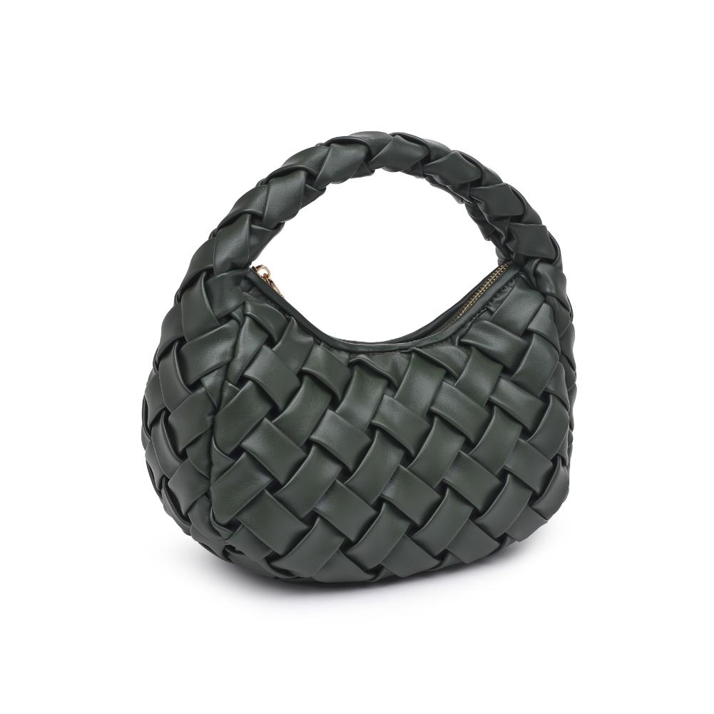 Woman wearing Forest Urban Expressions Noreen Clutch 840611193681 View 6 | Forest