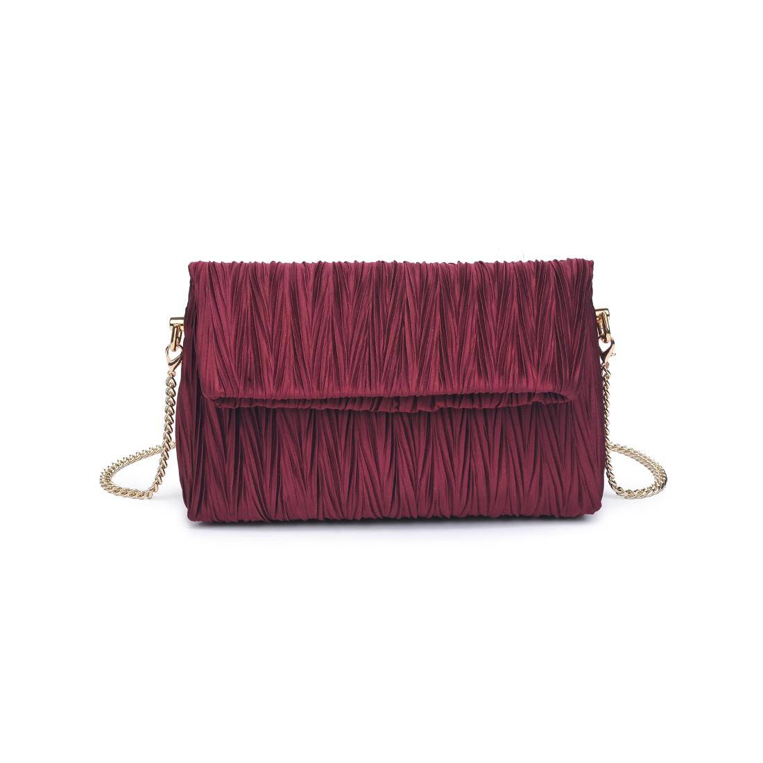 Product Image of Urban Expressions Annette Clutch 840611198624 View 5 | Burgundy