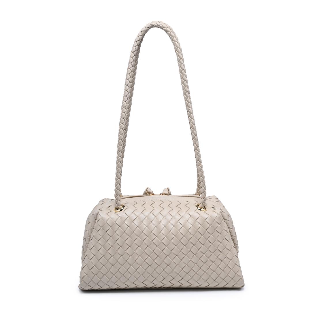 Woman wearing Oatmilk Urban Expressions Chloe Shoulder Bag 840504204388 View 7 | Oatmilk