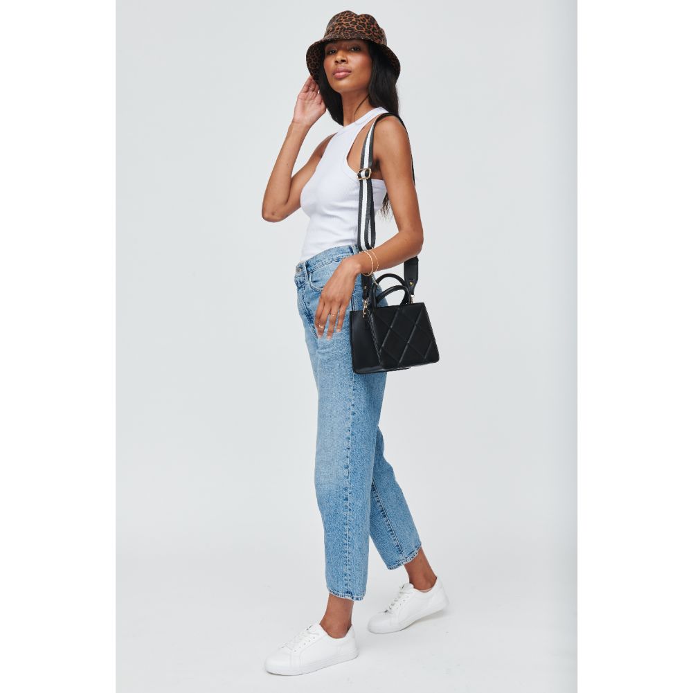 Woman wearing Black Urban Expressions Zoey Crossbody 840611104458 View 2 | Black