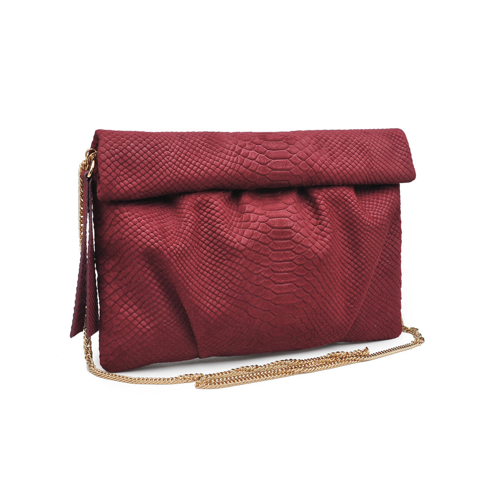 Product Image of Urban Expressions Natalia Clutch NA-840611150776 View 2 | Burgundy