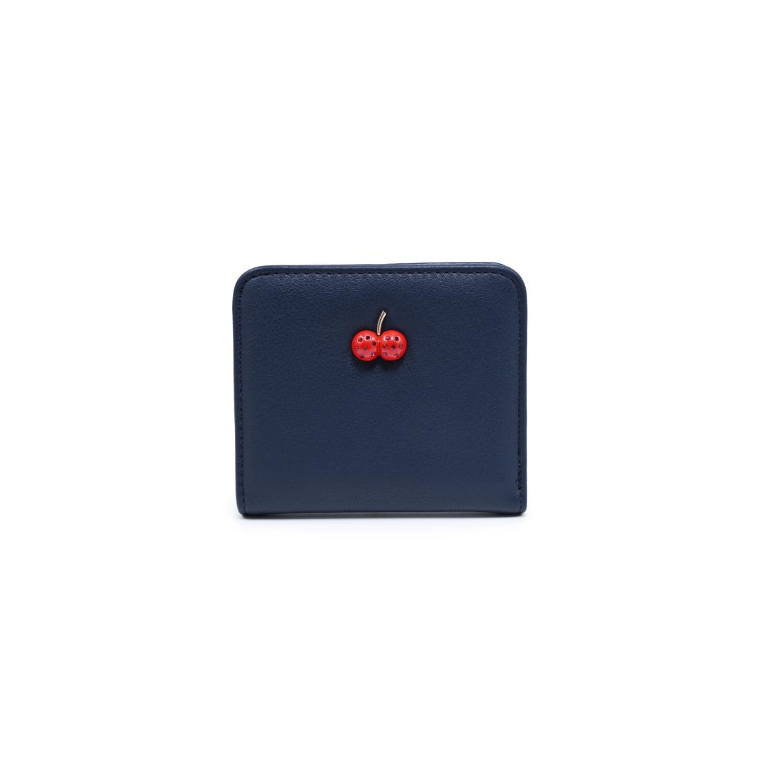 Woman wearing Navy Urban Expressions Lucy Wallet 840504204005 View 5 | Navy