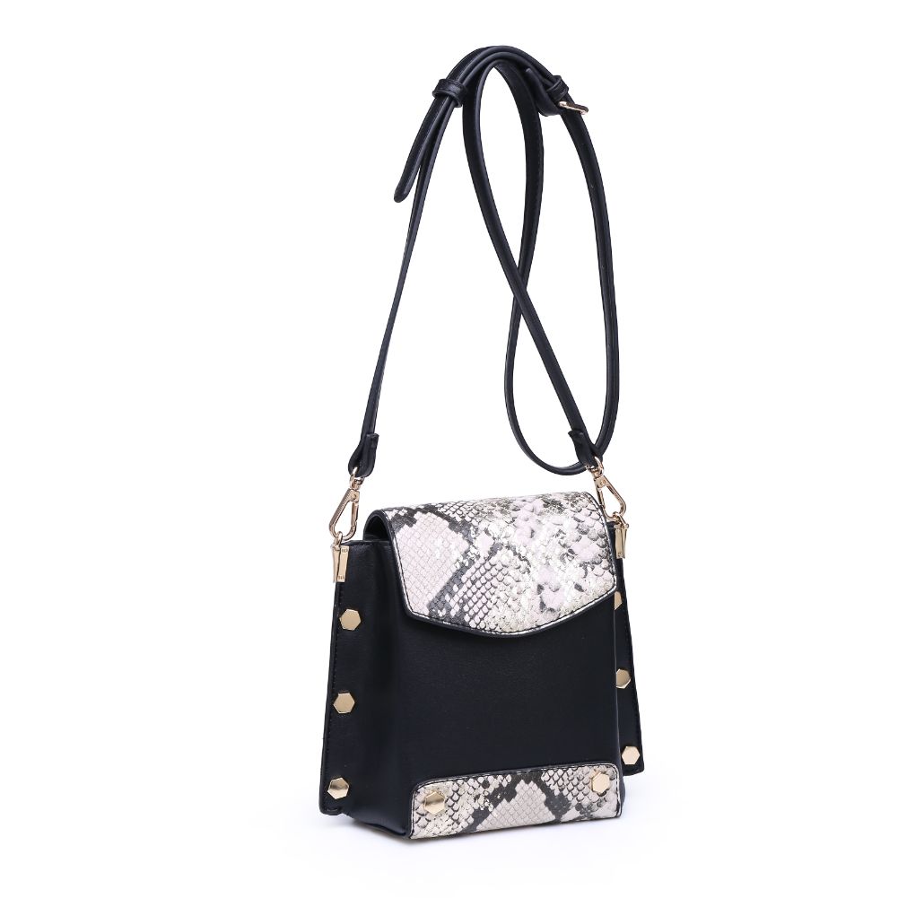 Product Image of Urban Expressions Taylor Snake Crossbody 840611165596 View 2 | Grey Snake