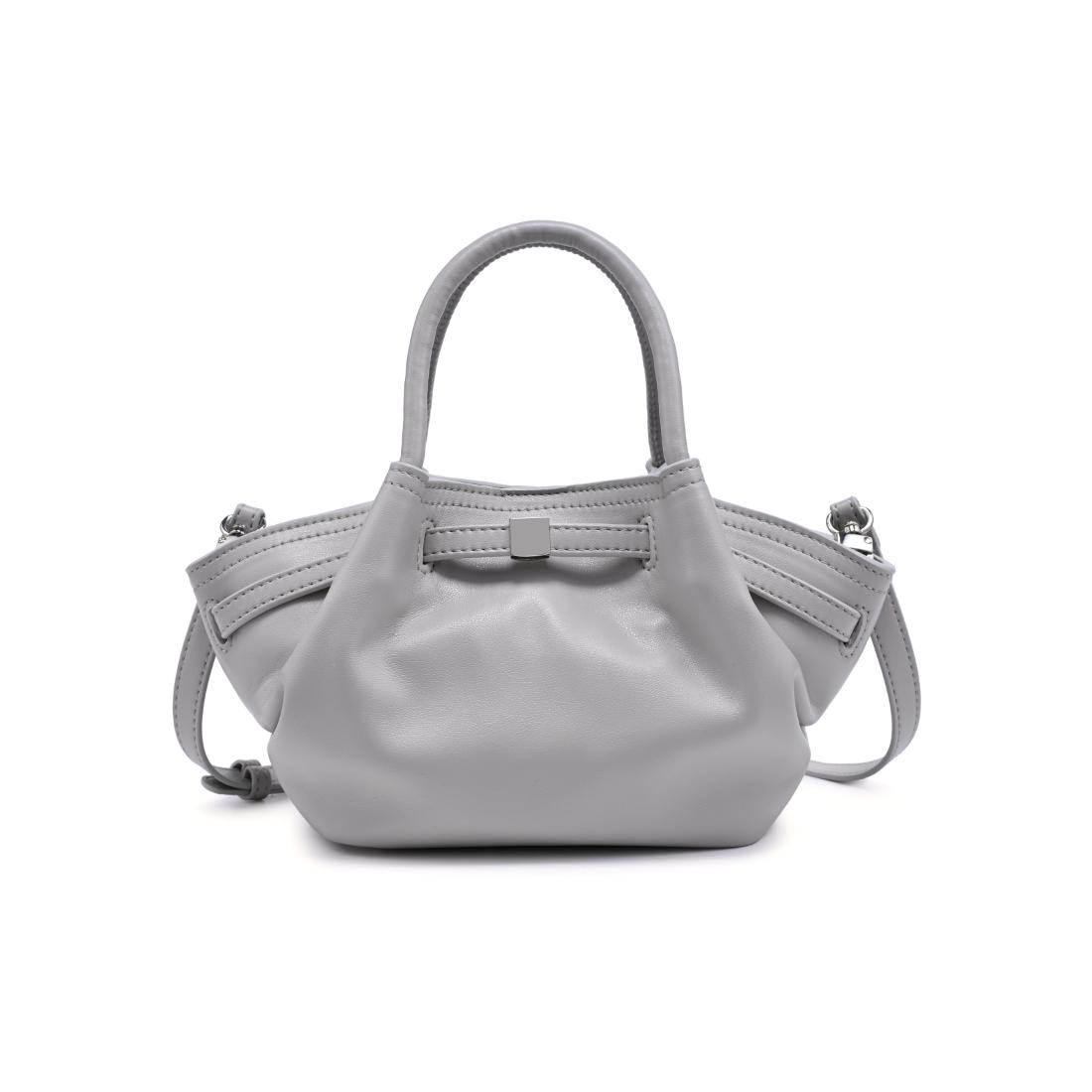 Woman wearing Grey Urban Expressions Selena - Color Pop Crossbody 840504204920 View 5 | Grey