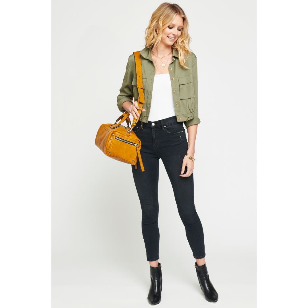 Woman wearing Mustard Urban Expressions Paloma Weekender NA-840611156907 View 4 | Mustard