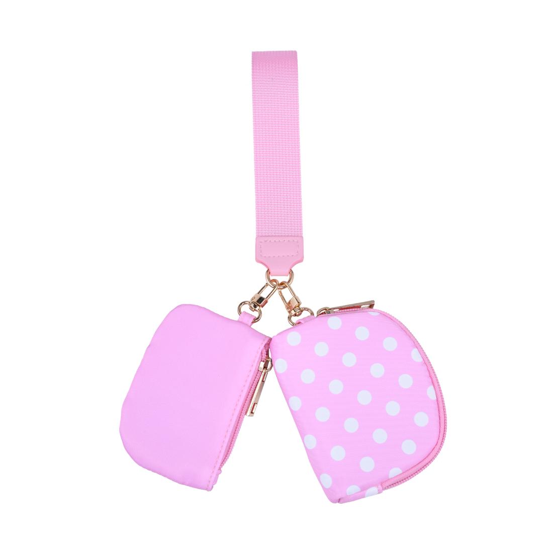 Urban Expressions Link & Carry - Polka Dot Wristlet 840504202728 View 5 | Pink