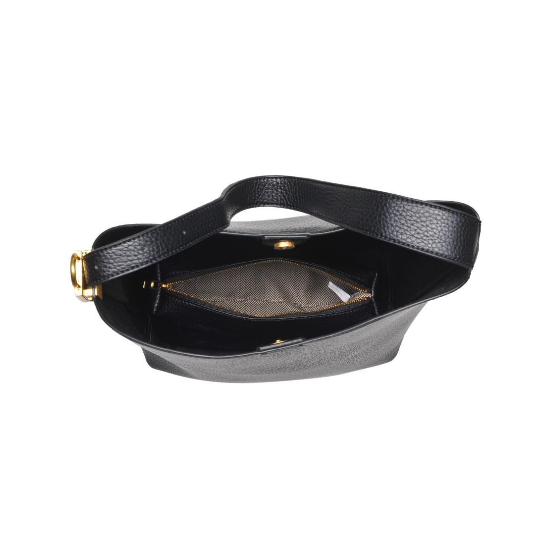 Woman wearing Black Urban Expressions Matty Hobo 840611198488 View 9 | Black