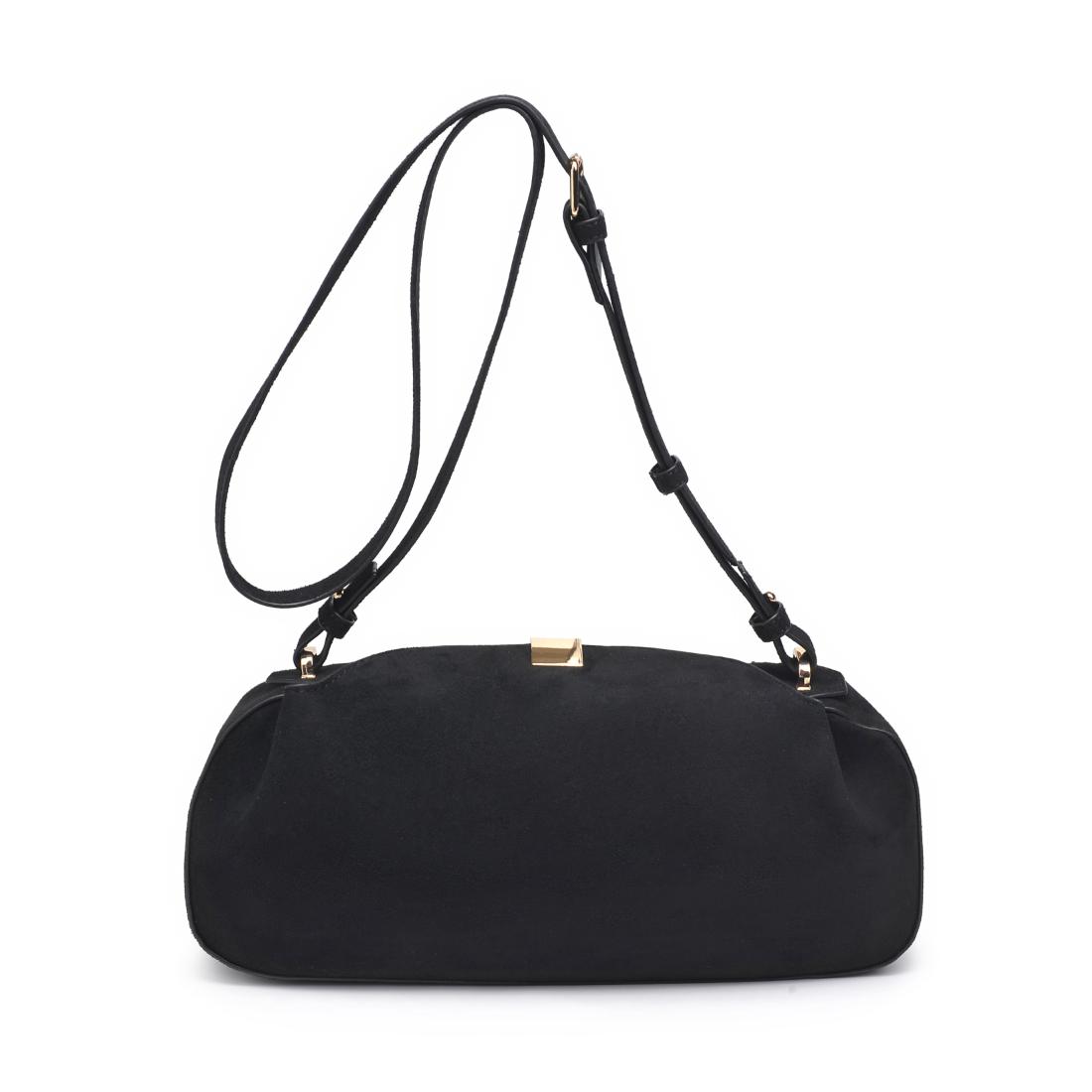 Woman wearing Black Urban Expressions Lizzie Crossbody 840611199065 View 7 | Black