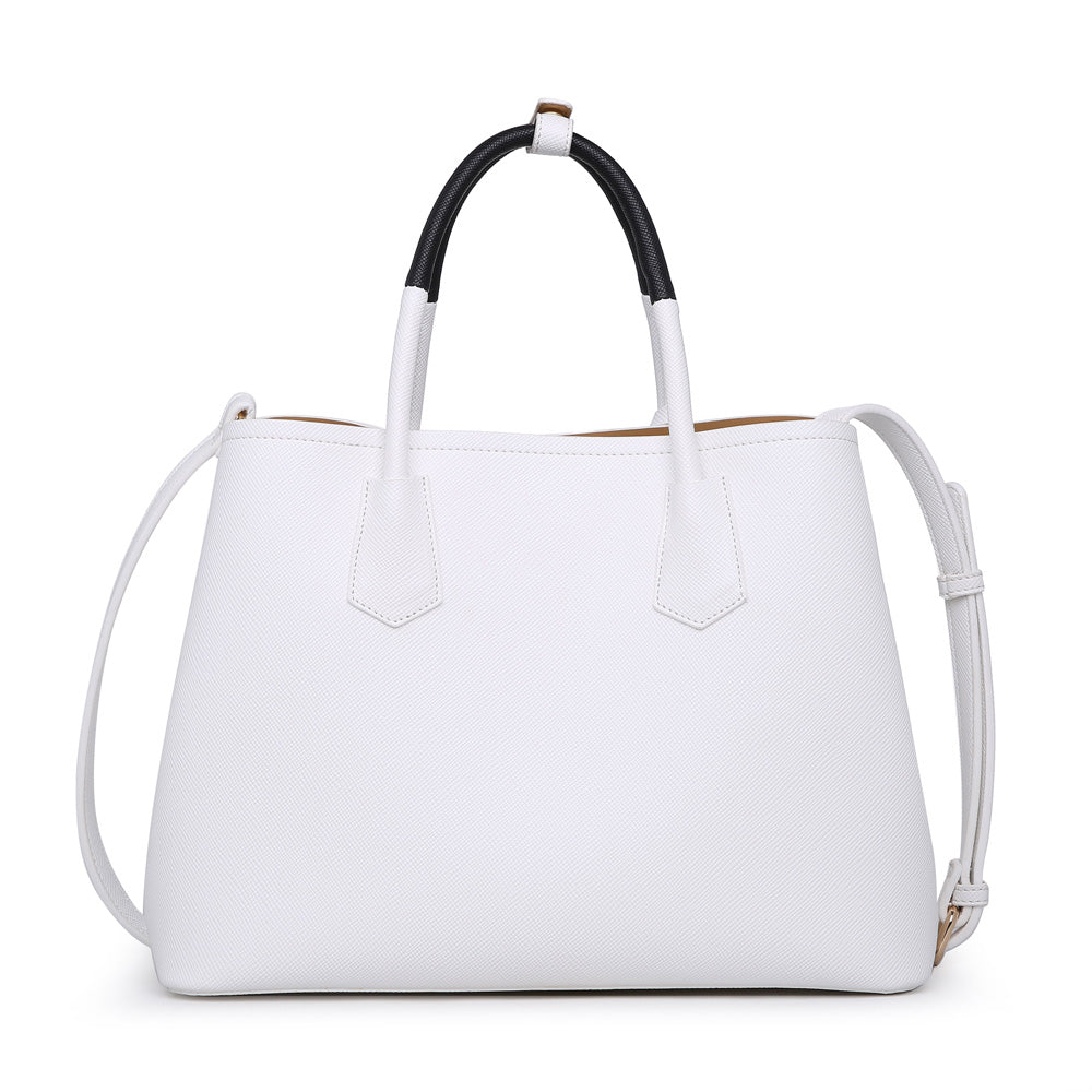 Product Image of Urban Expressions Collette Satchel NA-840611160515 View 3 | White