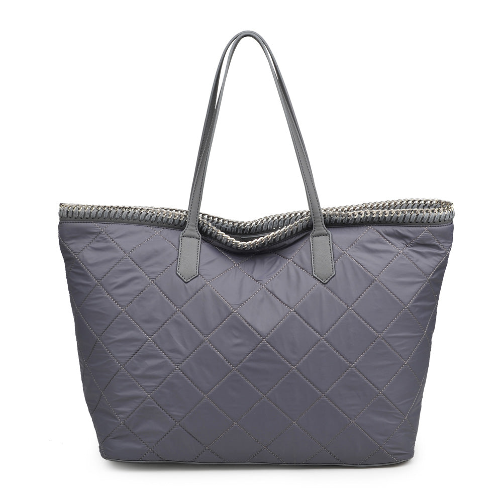 Woman wearing Charcoal Urban Expressions Rush Tote 840611156563 View 5 | Charcoal