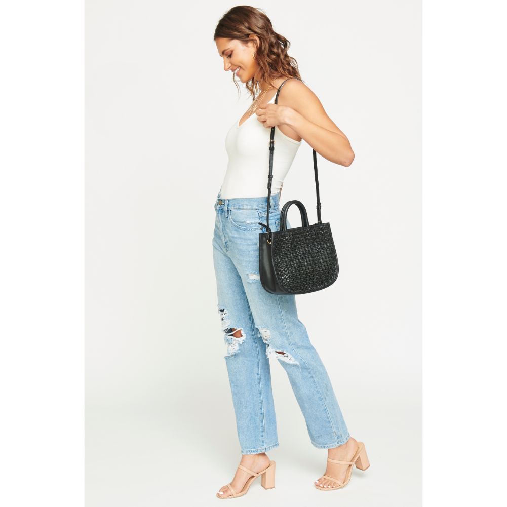 Woman wearing Black Urban Expressions Carmen Crossbody 840611169402 View 3 | Black