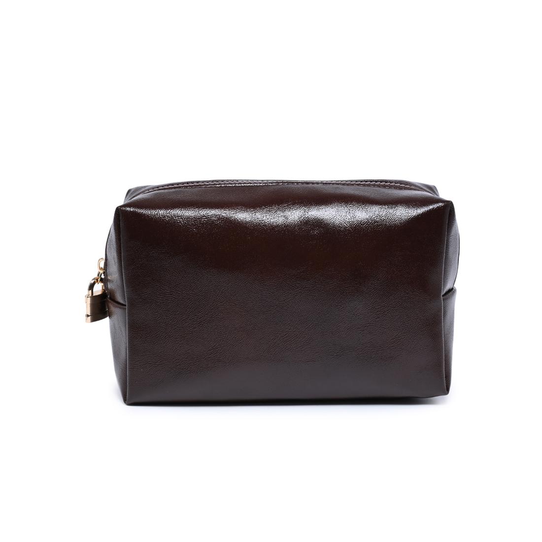 Urban Essentials The Vault Cosmetic & Travel Organizer Pouch 840504210082 View 5 | Chocolate