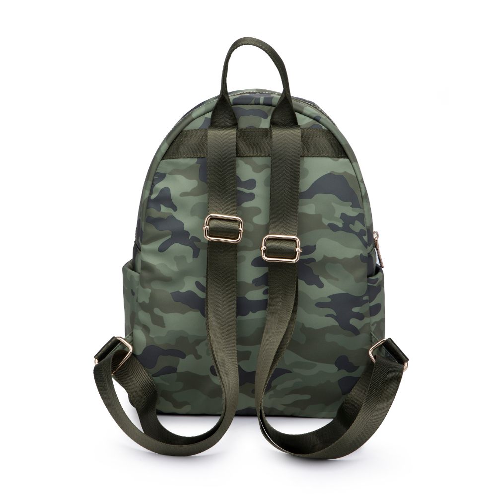 Product Image of Urban Expressions Aiden Backpack 840611180735 View 7 | Green Camo