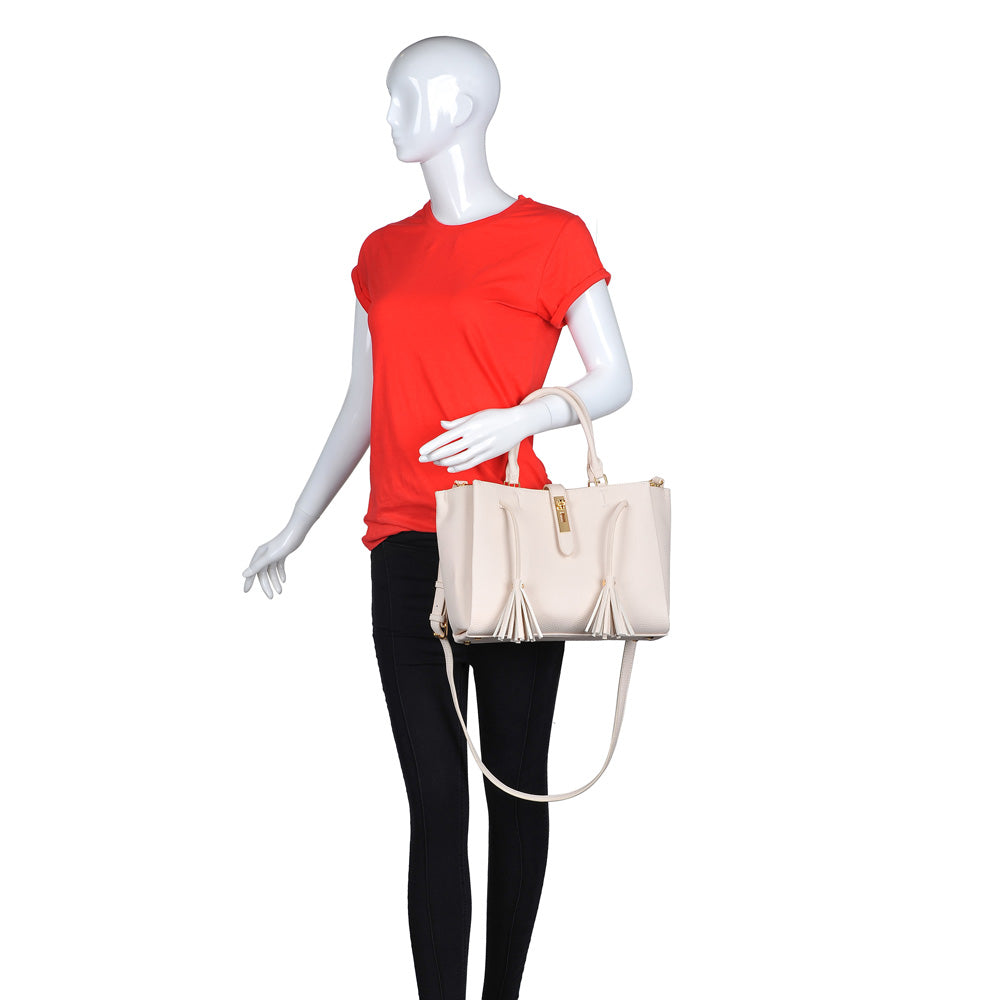 Product Image of Urban Expressions Ronan Tote NA-840611146458 View 5 | Cream