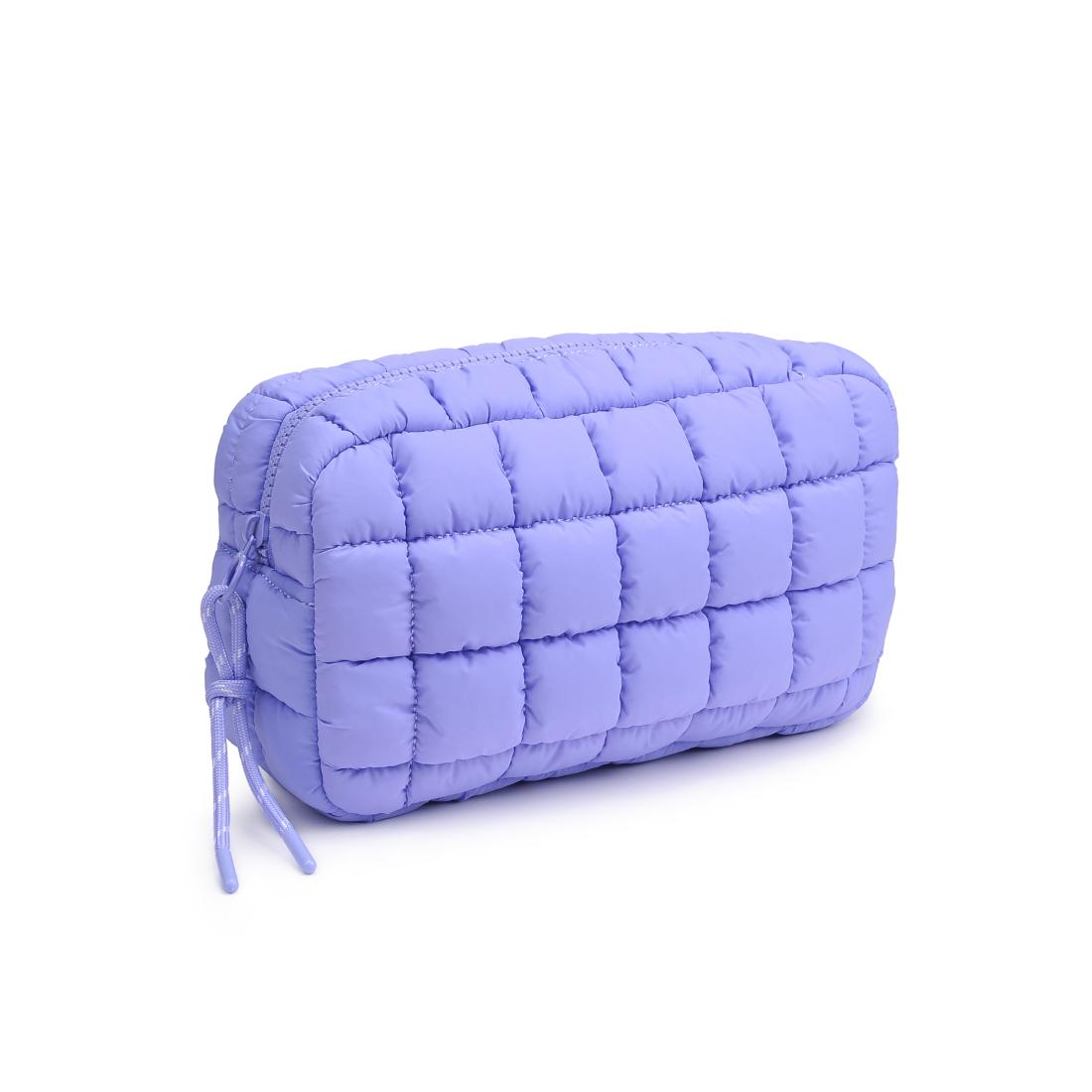 Product Image of Urban Expressions Cloud Nine - Quilted Puffer Nylon Cosmetic Pouch 840611143785 View 6 | Periwinkle