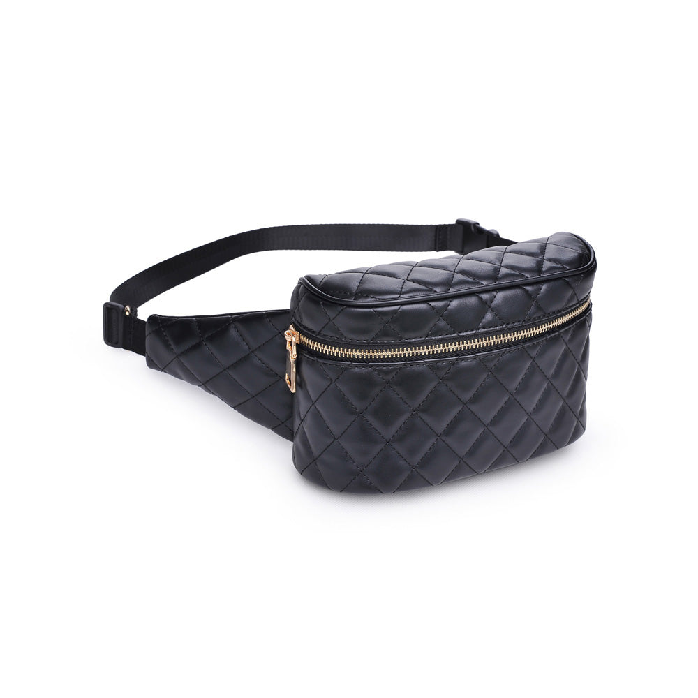 Woman wearing Black Urban Expressions Hawthorn Belt Bag NA-840611158574 View 6 | Black