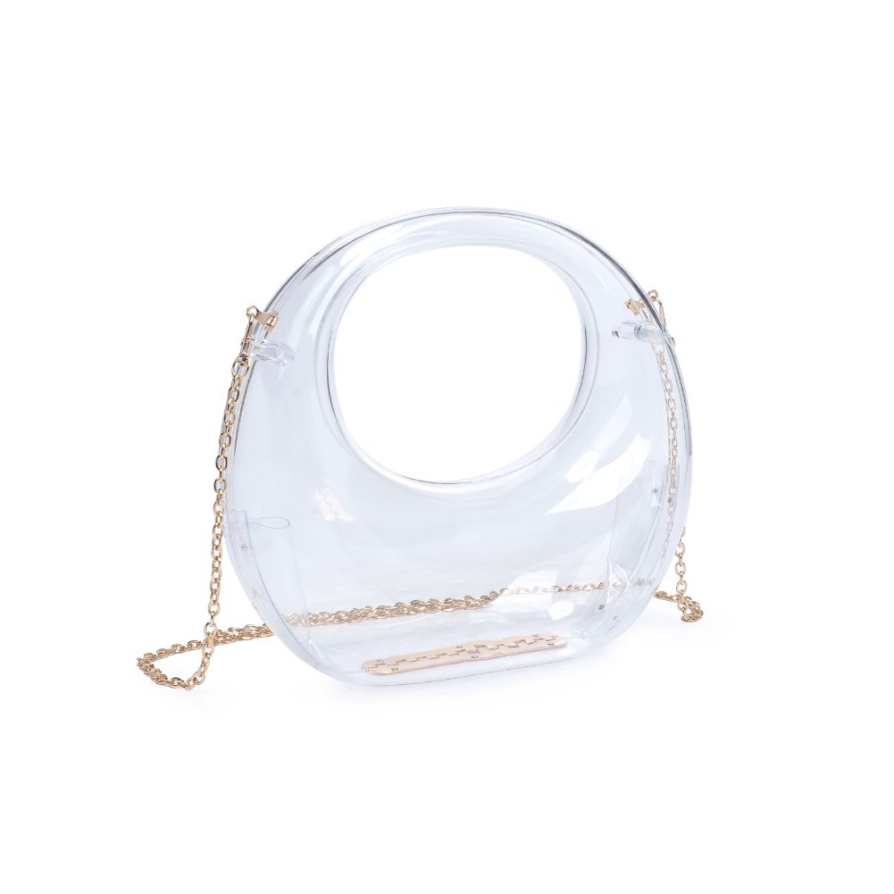 Woman wearing Clear Urban Expressions Trave Evening Bag 840611109972 View 6 | Clear