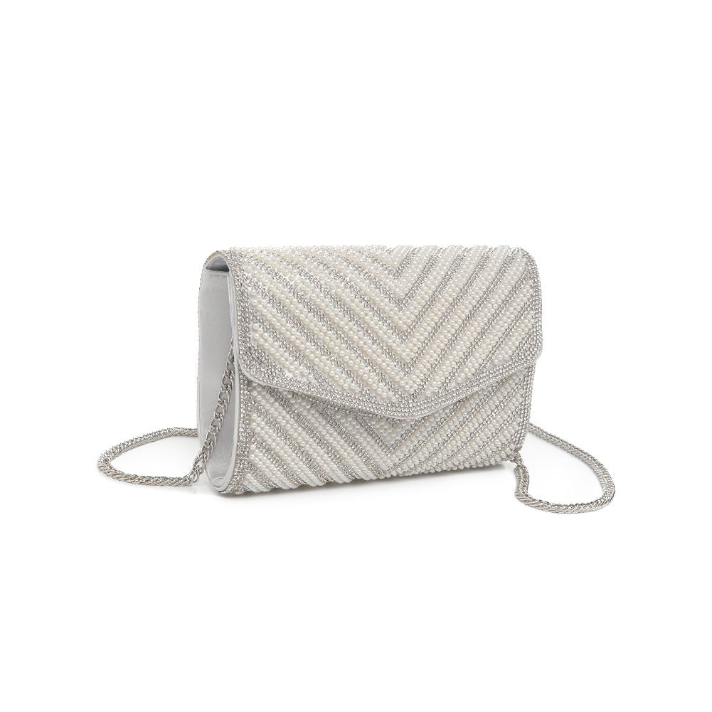 Product Image of Urban Expressions Kathryn Evening Bag 818209019217 View 6 | Silver