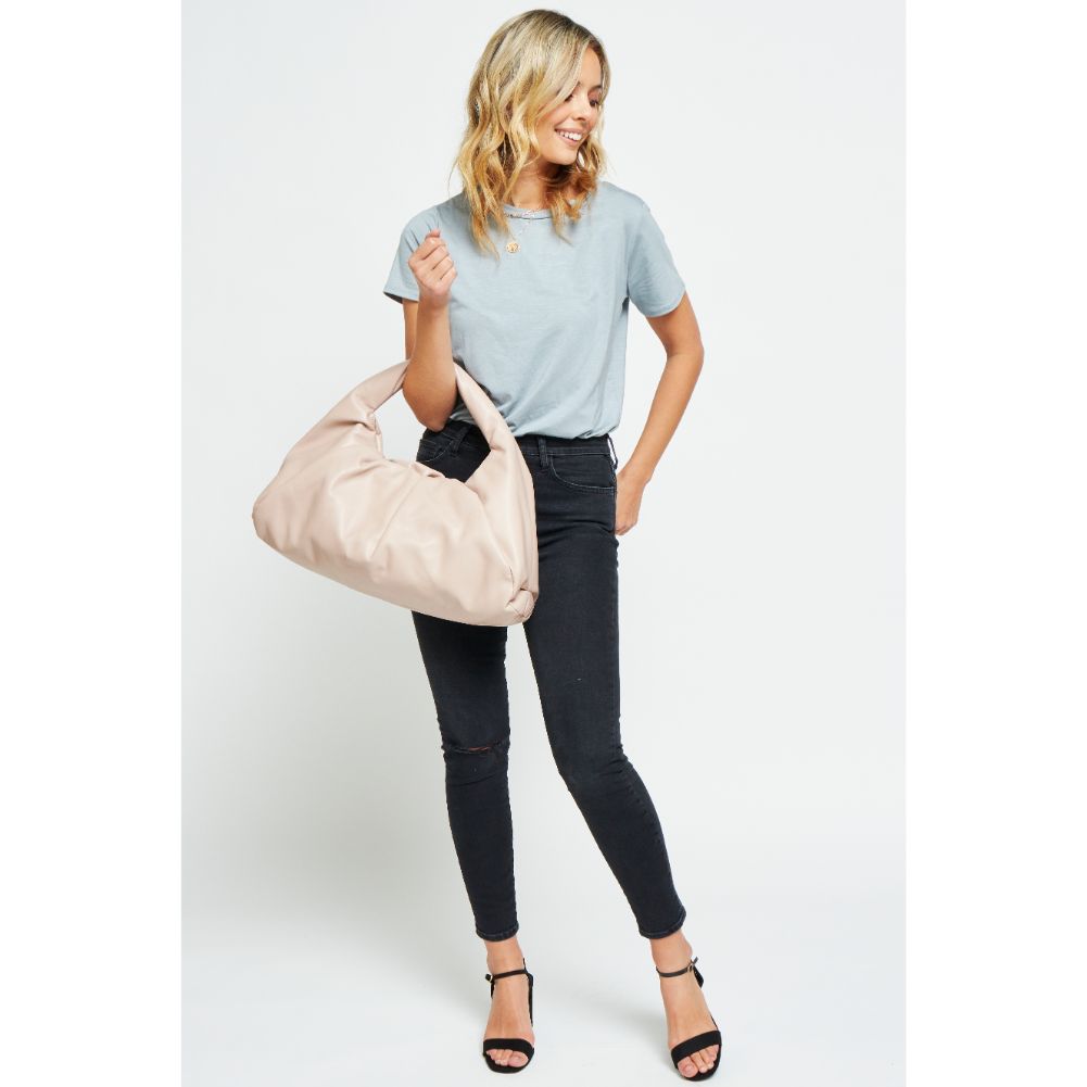 Woman wearing Natural Urban Expressions Rochelle Hobo 840611174819 View 3 | Natural