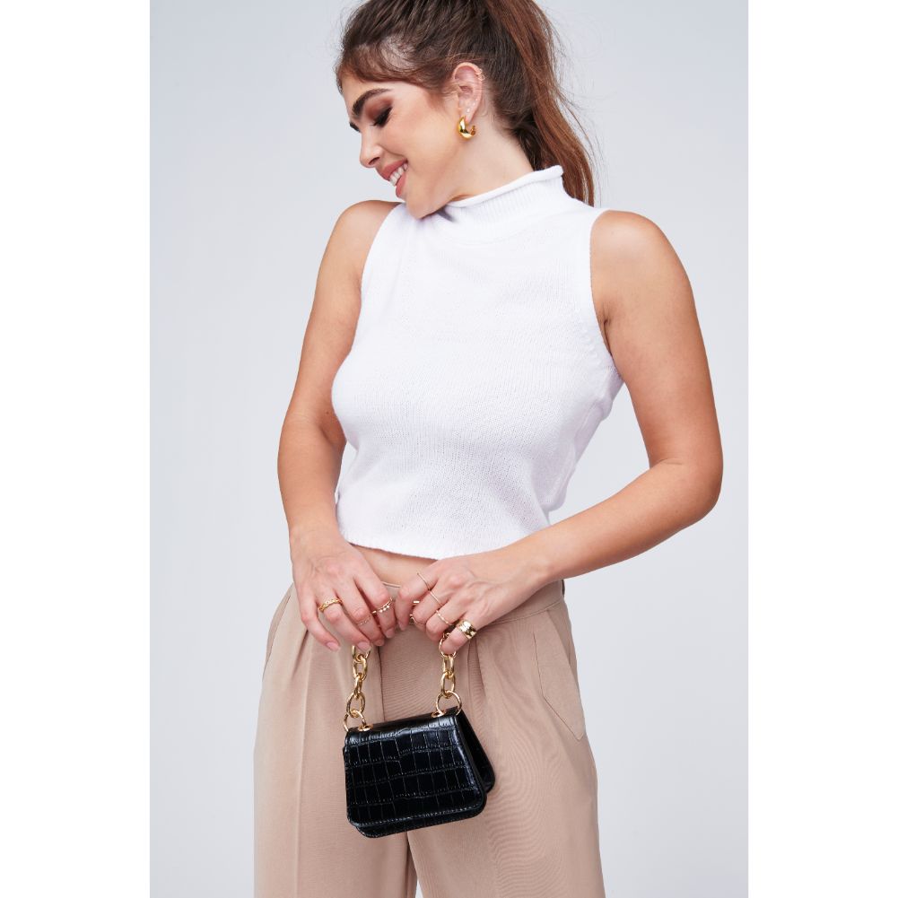 Woman wearing Black Urban Expressions Alesha Mini Bag 818209011129 View 4 | Black