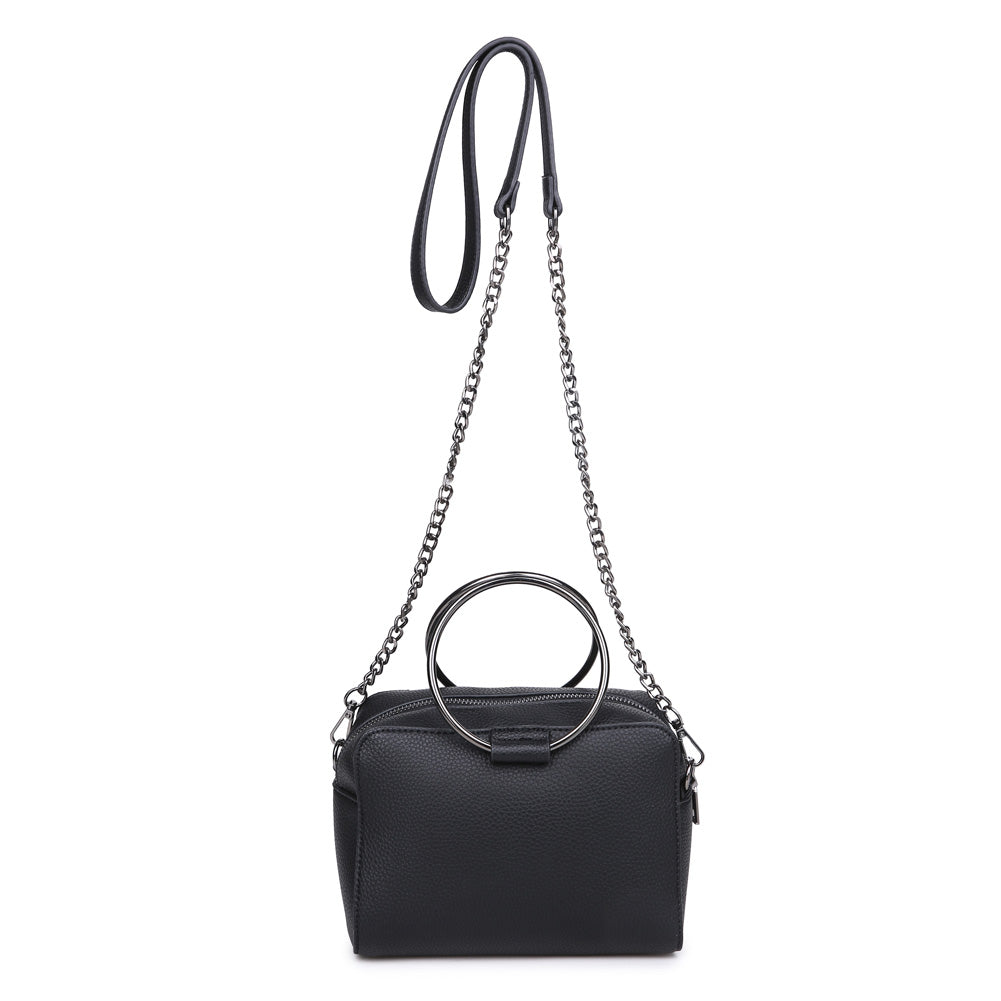 Woman wearing Black Urban Expressions Angelina Crossbody NA-840611152541 View 7 | Black