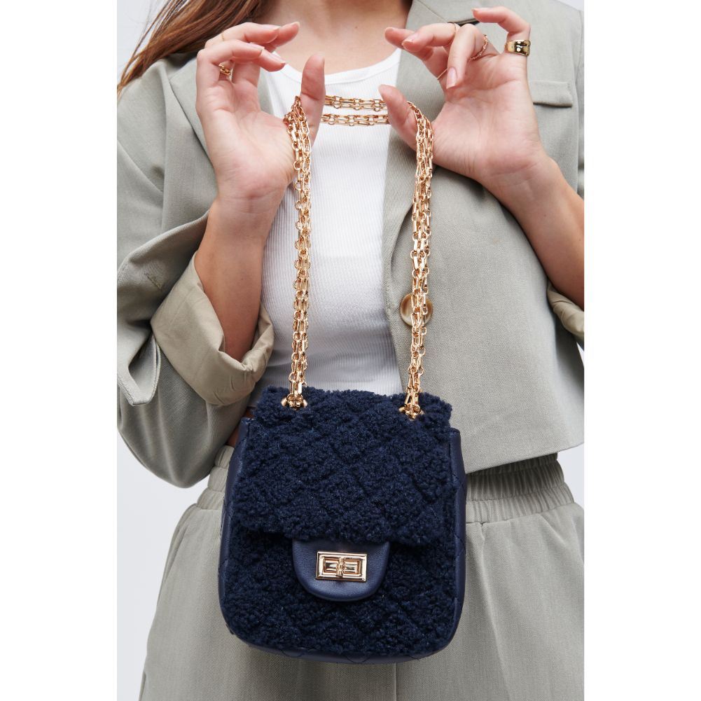 Woman wearing Midnight Urban Expressions Dorper Crossbody 818209010108 View 1 | Midnight