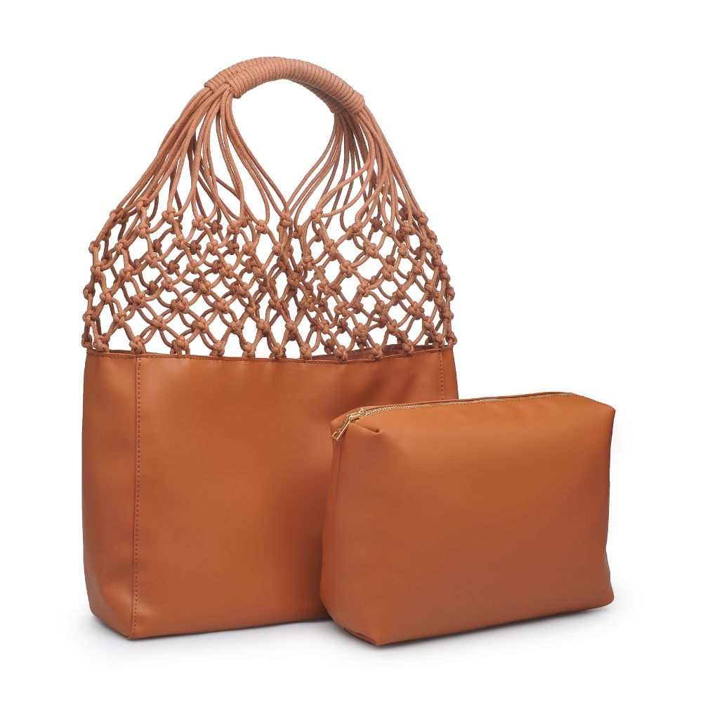 Product Image of Urban Expressions Santa Cruz Tote 840611169884 View 3 | Tan