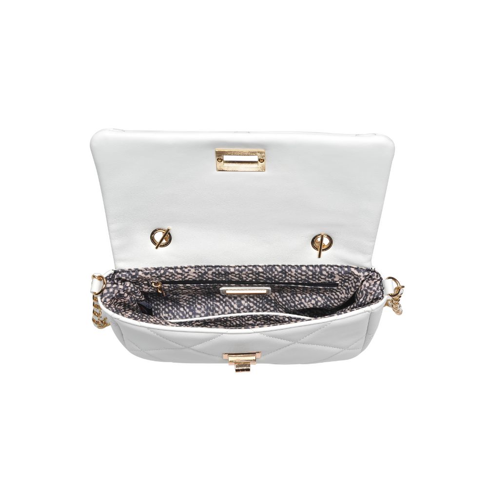 Product Image of Urban Expressions Emily Crossbody 840611178954 View 8 | White